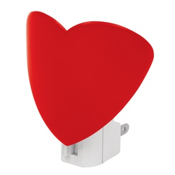 [46294] Luz de noche con lampara E12, corazon, Volteck