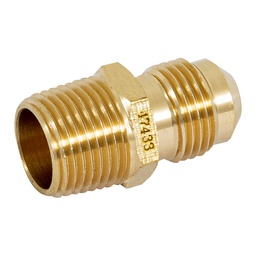 [47433] Niple terminal de laton de 3/8' X 3/8', Foset