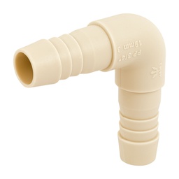 [48563] Codo 90° insercion de 3/4' de polipropileno, Foset