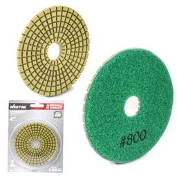 [Z-19120] PAD DE DIAMANTE PARA PULIDO 4'' G800