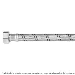 [49130] Manguera para boiler, acero inox, 3/4'x3/4', 60 cm, Foset
