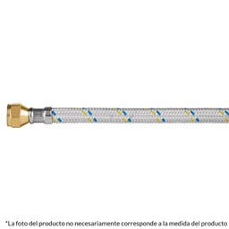 [49139] Manguera para gas, aluminio, 3/8' x 3/8', 150 cm, Foset