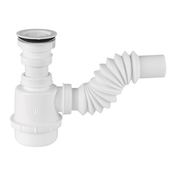 [49371] Cespol de bote 1 1/2', contra, polipropileno, para fregadero