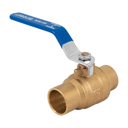 [49483] Valvula de esfera, de laton, soldable, 1', alta presion