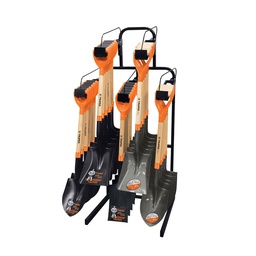 [50031] Rack para palas con mango 'Y' de pared para 30 pz, Truper