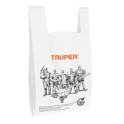 [68054] 100 bolsas plasticas biodegradables de 34 x 60 cm, Truper