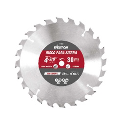 [Z-25000] DISCO PARA SIERRA CIRCULAR P/MADERA 4-3/8'' X 7/8'' 30DT BUJE 3/4'',5/8''