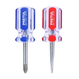 [21379] Duo de desarmadores 1/4 x 1-1/2' mango de PVC, Pretul