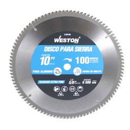 [Z-25125] DISCO PARA SIERRA CIRCULAR P/ALUMINIO 10'' X 5/8'' 100DT