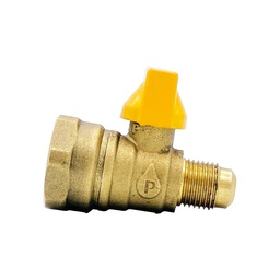 [VCG8] Valvula Para Gas MARIPOSA 5/16&quot; x 1/2&quot; PLomacy (VCG8)