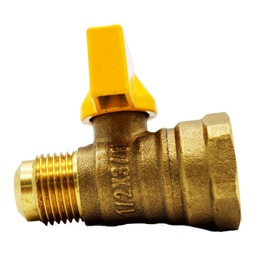 [VCG10] Valvula Para Gas MARIPOSA 3/8&quot; x 1/2&quot; Plomacy (VCG10)
