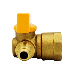 [VCG90] Valvula de Gas de 90° 5/16&quot; x 1/2&quot; Plomacy (VCG90)