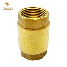 [CHR19] Valvula Check Resorte de 3/4&quot; Plomacy (CHR19)
