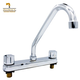 [M8ABS] Mezcladora Para Fregadero 8&quot; Cuerpo de Laton Plomacy  (M8ABS)