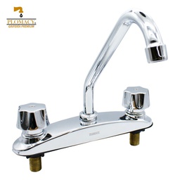 [PM8GC] Mezcladora Para Fregadero 8&quot; Maneral Tipo Universal  Plomacy  (PM8GC)