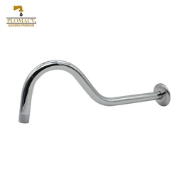 [BRLC] Brazo Para Regadera Largo 1/2&quot; x 38cm. Tipo Curvo Plomacy (BRLC)