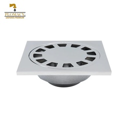 [RPC4] Resumidero Metalico Cuadrado 4&quot; x 4&quot; a PVC 2&quot; Plomacy (RPC4)