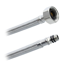 [CMM55] Conector Flexible Para Monomando 3/8&quot;COMP X 1/2&quot;FIP X 55cm. Acero Inox. Plomacy (CMM55)