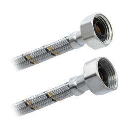 [CFS55] Conector Flexible Para Sanitario 7/8&quot;FIP x 1/2&quot;FIP x 55cm. Aluminio Plomacy (CFS55)
