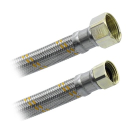 [BIM80] Conector Flexible Para Boiler 1/2&quot; X 3/4&quot; X 80cm. Acero Inox. Plomacy (BIM80)
