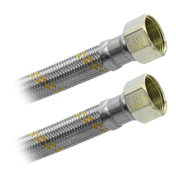 [CBI19] Conector Flexible Para Boiler 3/4&quot; X 3/4&quot; X 60cm. Acero Inox. Plomacy (CBI19)