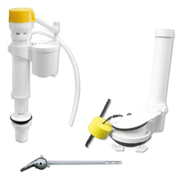 [2582] Herraje WC Ultra-Pilot  2&quot; Ajustable One Piece Con Palanca Cromada   (2582)