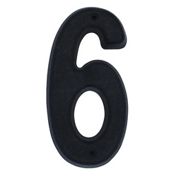 [2216G] Numero Para Exterior  &quot;6&quot;  a Granel  (2216G)