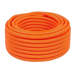 [2090] Poliducto Corrugado Naranja Sin Guia  1/2" x 100Mts.  (2090)