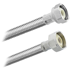 [3622] FamaFlex Premium Para Sanitario 1/2" FIP X 7/8" FIP X 22cm.- 9"  (3622)