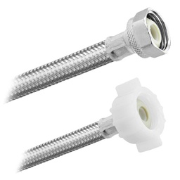 [3549] FamaFlex Premium Para Sanitario 1/2 "FIP x 7/8" AM x 55cm.-22"  (3549)