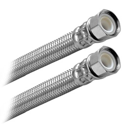 [3578] FamaFlex Premium Para Boiler Hembra 1/2&quot; FIP x 1/2&quot; FIP x 40cm.-16&quot;  (3578)
