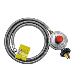 [3645] Kit Con Regulador Para Gas LP 3/8" X 3/8" M X 250 CM (100") (3645)