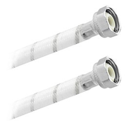 [3806] FamaFlex Poli-Acetal Para Agua Potable 1/2&quot; FIP x 1/2&quot; FIP x 30cm.-12&quot;  (3806)