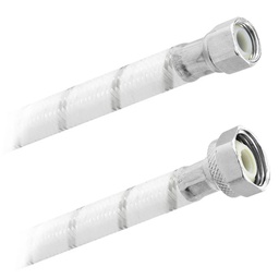 [3915] FamaFlex Poli-Acetal Para Agua Potable 3/8" COMP. x 1/2" FIP x 55cm.-22"  (3915)