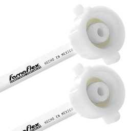 [2039] FamaFlex PoliMax Para Sanitario 7/8&quot; AM x 7/8&quot; AM x 45cm.-18&quot;  (2039)