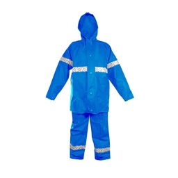 [DD-1821AZ2XG] TRAJE HRP AZUL RESISTENTE A CORTE, ACIDOS, HONGOS, CRISTALIZACION T-2XG