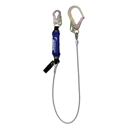 [SS-AMCAG-1M83CM] CABLE DE ACERO CON AMORTIGUADOR Y GANCHO GRANDE 1M 83CM.