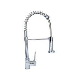 [011FM] MEZCLADORA MONOMANDO P/FREG C/SPRAY MAN.PALANCA A.CROMO