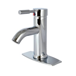 [23MM] MEZCLADORA MONOMANDO P/LAV.4&quot; C/CUBIERTA S/DES.AUT.A.CROMO