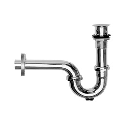 [28B] TRAMPA LAVABO PAR. LATON REG. CON TU. CR.