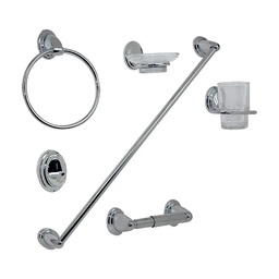 [JE94C] JUEGO ACCESORIOS CROMADO