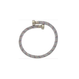 [700] ALIMENTADOR FLEX.P/LAVABO 13X13X40CM AC.INOX. 340