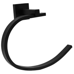 [N811] TOALLERO DE ARGOLLA DE LATON AC.NEGRO
