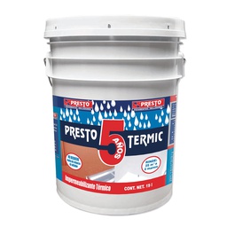 [1118] PRESTO TERMIC TERRACOTA CUBETA 19 LT