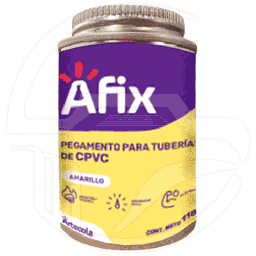 [5400037] AFIX ADH.CPVC AMAR. 118ml.