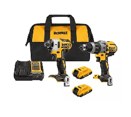 [DCK2490D2] COMBO DW ROTOM.1/2+ATORN.IMP. 20V MAX