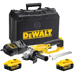 [DCG412P2] ESMERILADORA DW 4 1/2 ó 5” 20 V.MAX c/2Bat.5.0Ah