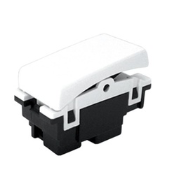 [100-6211W] ROYER  100 APAGADOR BLANCO  SENCILLO