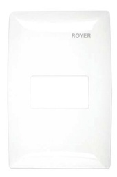 [100-6204W] ROYER  100 PLACA BLANCA 3mod.