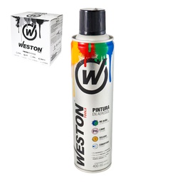 [WM-0075] PINTURA AEROSOL NEGRO BRILLANTE 400ml (Precio x Caja - Caja C/12 pzs)